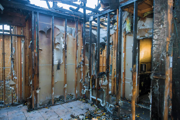 Professional Soot Cleanup technician working in Kirklin, IN